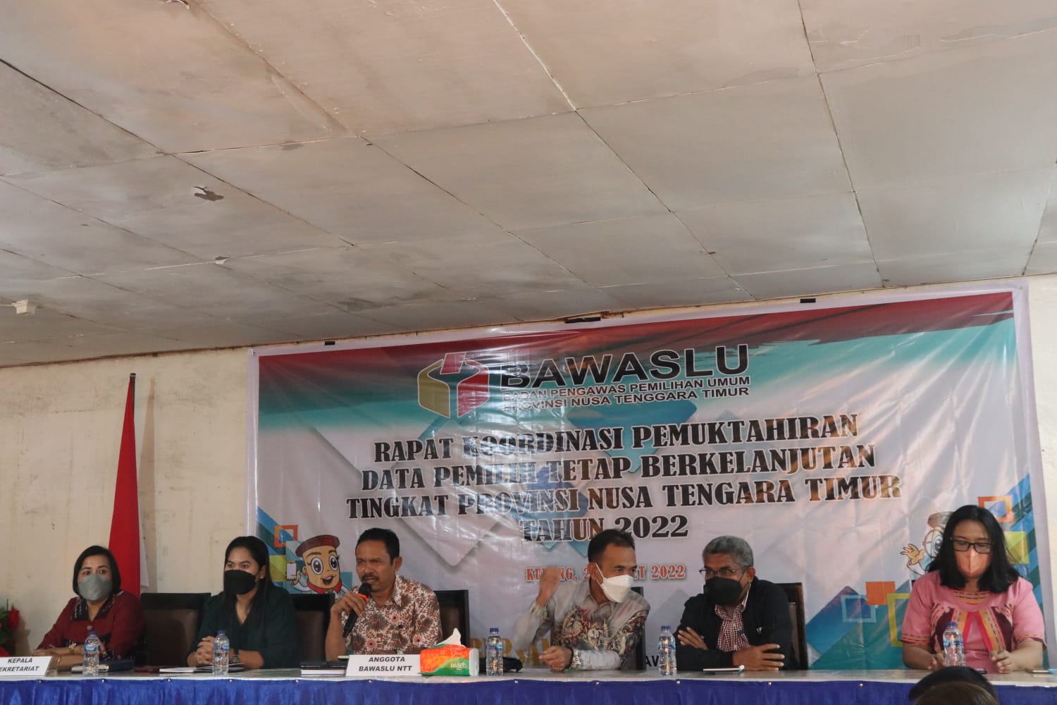 Kegiatan  Rapat Pemutakhiran Data Pemilih tetap Berkelanjutan tingkat  Provinsi NTT tahun 2022