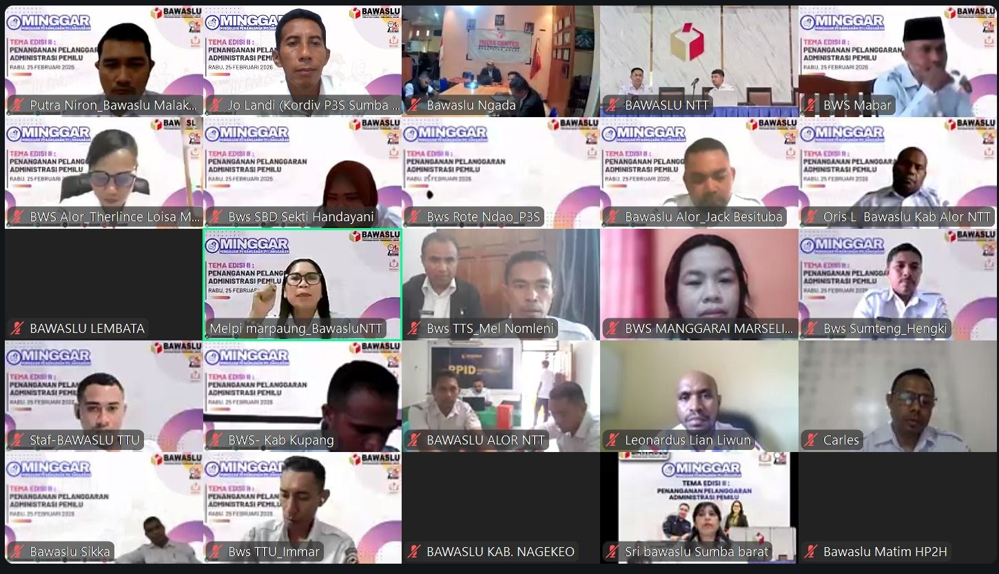 Bawaslu Sumba Timur ikuti Minggar Edisi II
