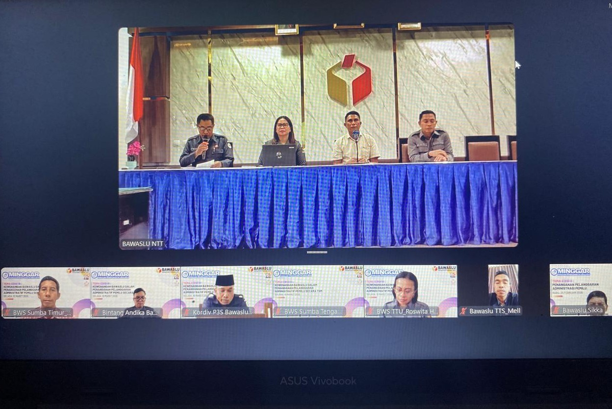 Nonato Sarmento: Kegiatan Minggar Bawaslu NTT