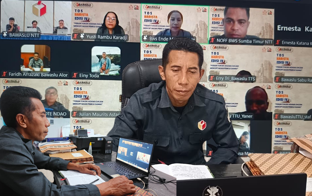 Bawaslu Sumba Timur Ikuti TOS BARISTA Bahas Peran Tokoh Agama