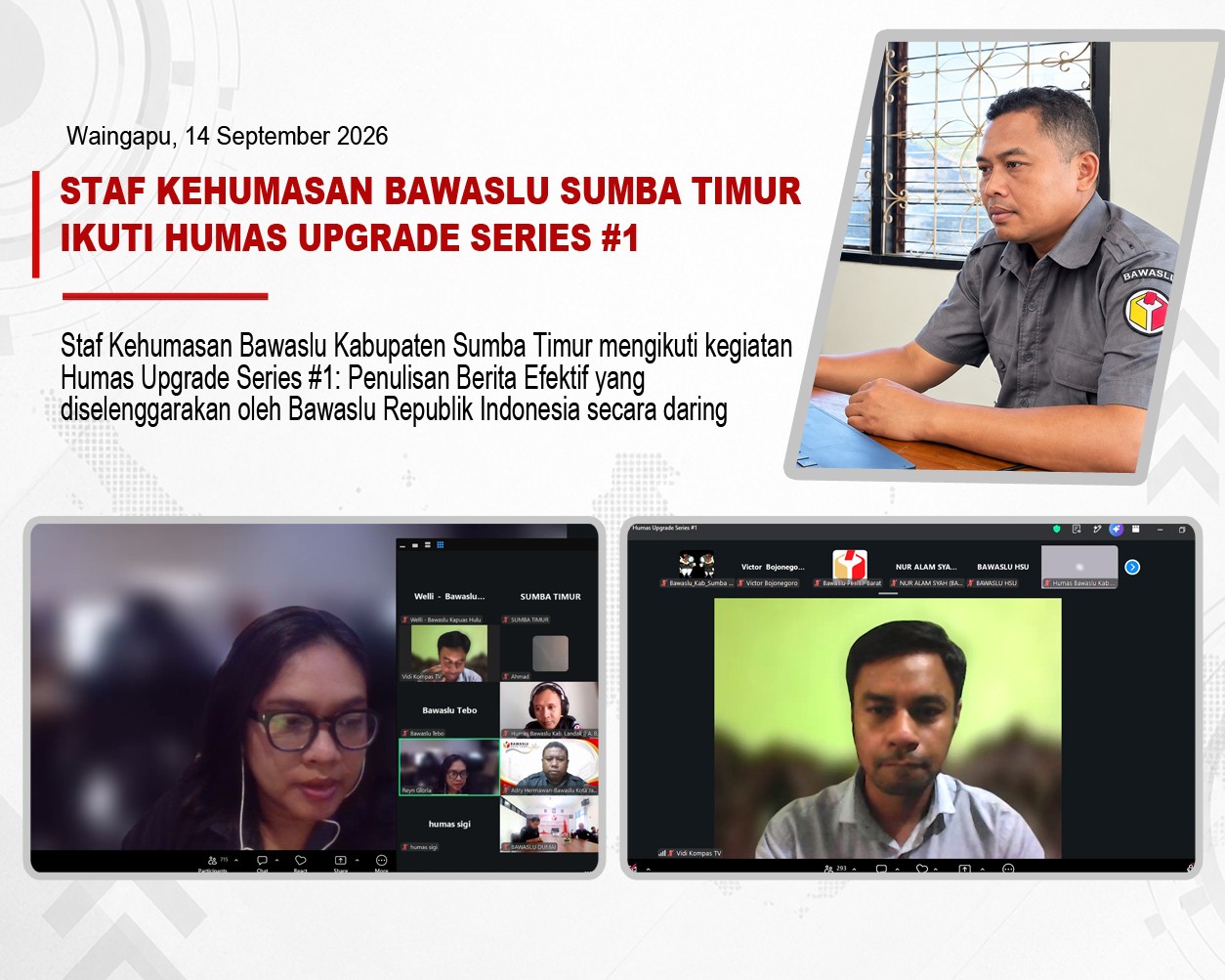 ingkatkan Kapasitas Penulisan Berita
