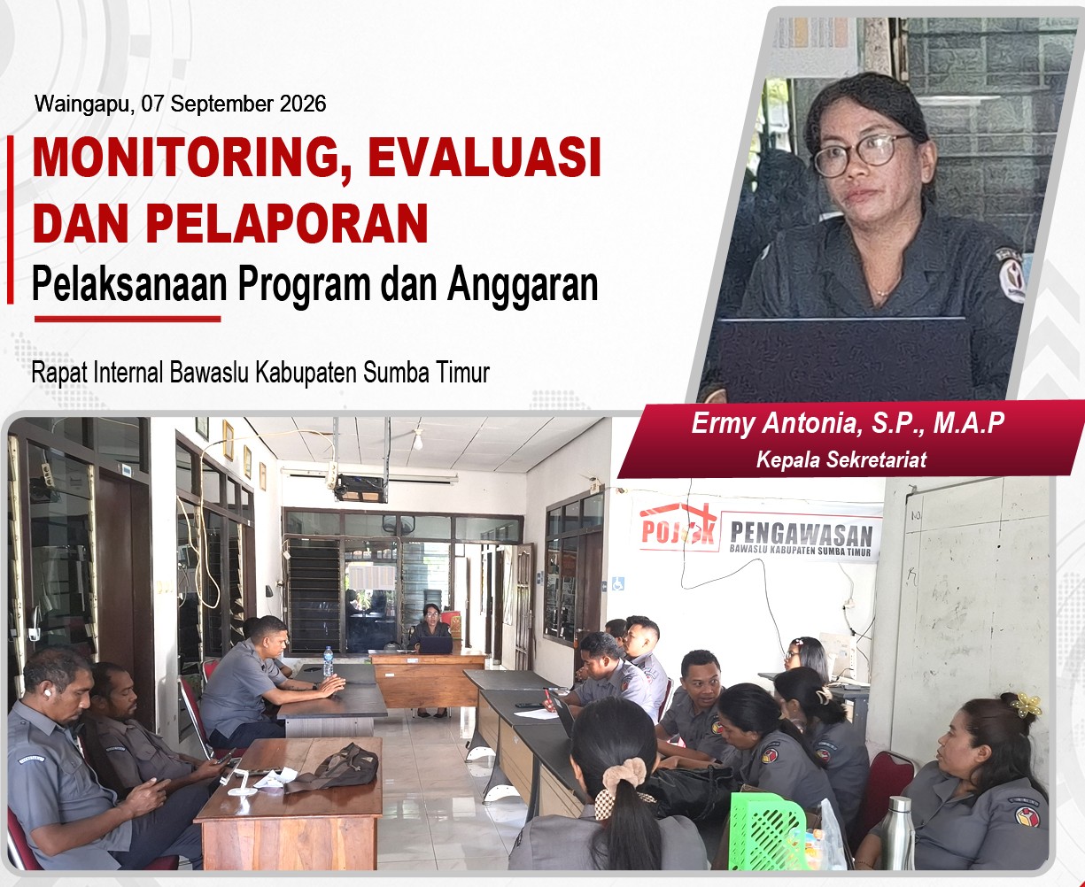 Rapat Internal Bahas Monitoring, Evaluasi dan Pelaporan Program dan Anggaran