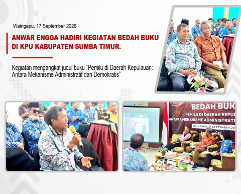 Anwar Engga Hadiri Bedah Buku
