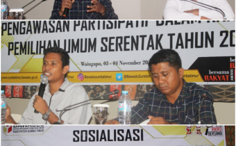 8 OKP Ikut Sosialisasisasi Pengawasasan Partisipatif Bawaslu Sumba Timur