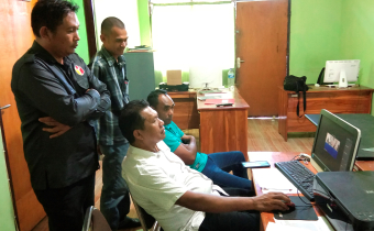 Rapat Koordinasi Pembentukan PPID Bawaslu Kabupaten/Kota, Bawaslu NTT Gelar Video Conference