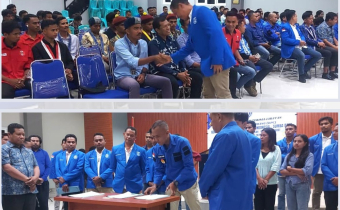 Sinergi dan Dukungan : Anggota Bawaslu Sumba Timur Hadir di Pelantikan DPC GAMKI Sumba Raya