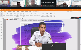 Rakor Penanganan Pelanggaran Bawaslu se-Provinsi NTT 