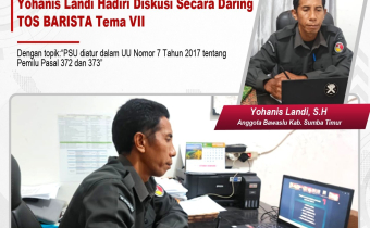 Yohanis Landi Ikuti Diskusi TOS BARISTA Tema VII