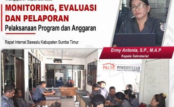 Rapat Internal Bahas Monitoring, Evaluasi dan Pelaporan Program dan Anggaran